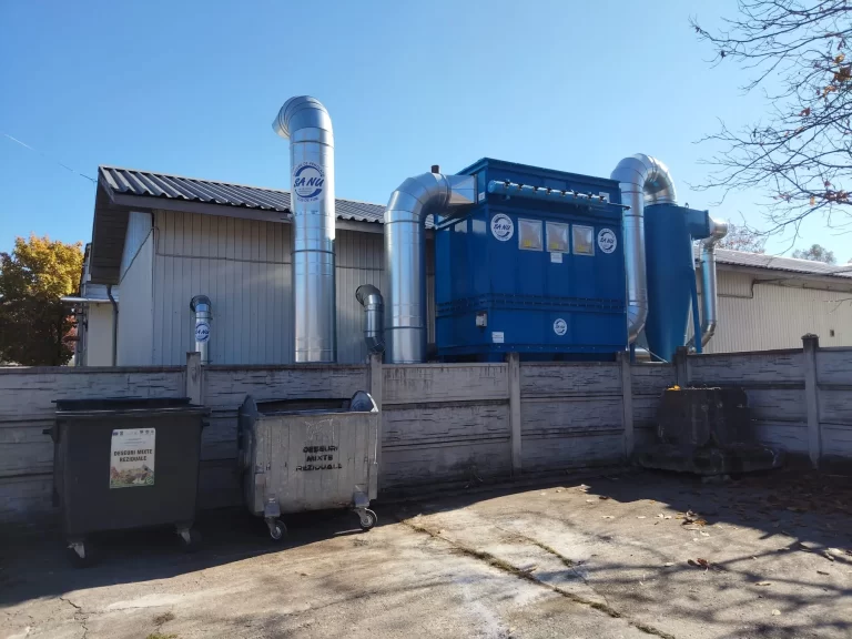 Instalații de aspirație și filtrare pentru debitare laser aluminiu și cabine de vopsire